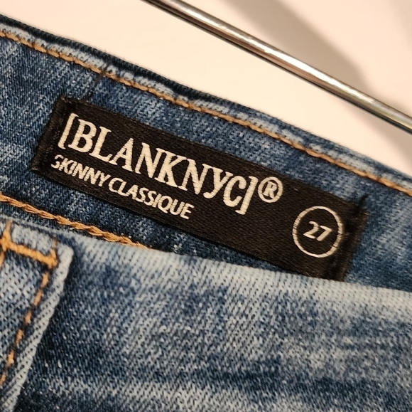 Blank NYC‎ Skinny Classique Jeans Cropped Fit Strech Denim Boho Jeans sz 27 - Picture 6 of 12